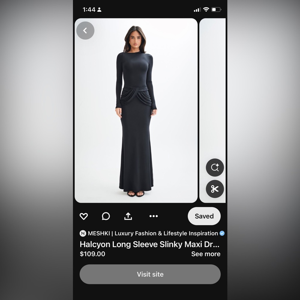 Long Sleeve Formal Dress